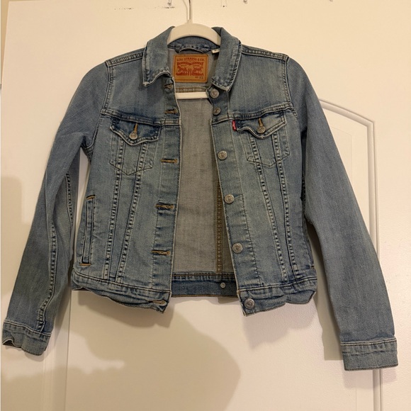 Levi's Jackets & Blazers - Levi's Light Blue Denim Jacket with Leather Label